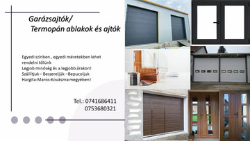 Garázsajtók/Termopán nyílászárók Garázsajtók/Termopán nyílászárók