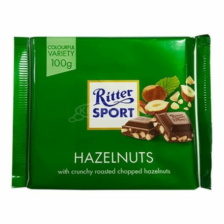 Eladó Ritter Sport tejcsokoládé 100 g mogyorós 390Ft - 1/1