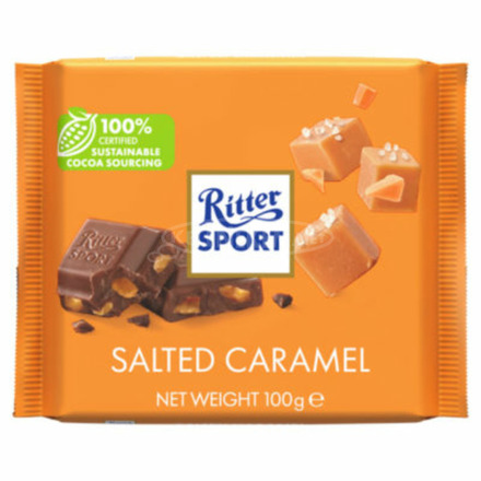 Eladó Ritter Sport csokoládé 100 g sós karamellás 380Ft - 1/1