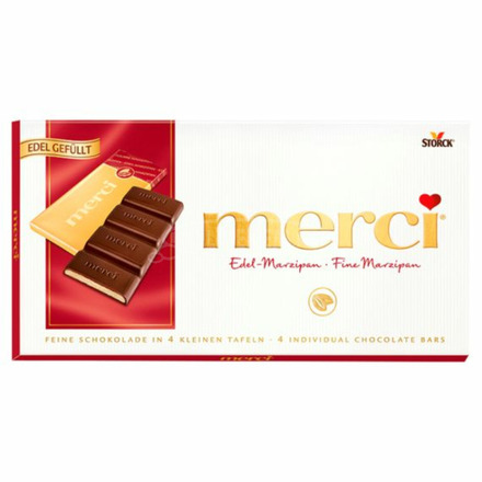 Eladó Merci étcsokoládé 112 g marcipános 549Ft - 1/1