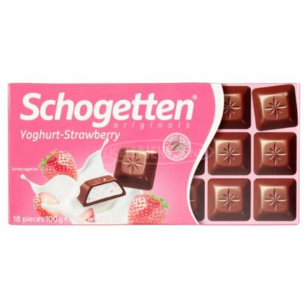 Eladó Schogetten joghurt, eper ízesítésű krémes tej 100 g 235Ft - 1/1