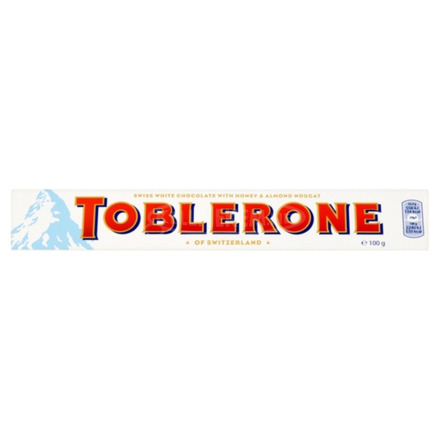 Eladó Toblerone - svájci fehércsokoládé mézzel mandulával 100 g 530Ft - 1/1