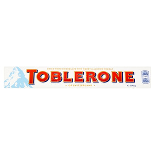 Eladó Toblerone - svájci fehércsokoládé mézzel mandulával 100 g 530Ft Eladó Toblerone - svájci fehércsokoládé mézzel mandulával 100 g 530Ft