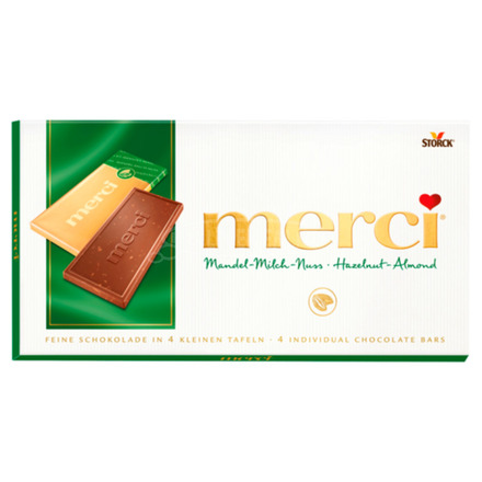 Eladó Merci tejcsokoládé 100 g mandulás-mogyorós 549Ft - 1/1
