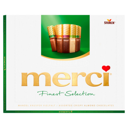 Eladó Merci Desszert 250 g 4 féle mandulás csokoládé 1.199Ft - 1/1