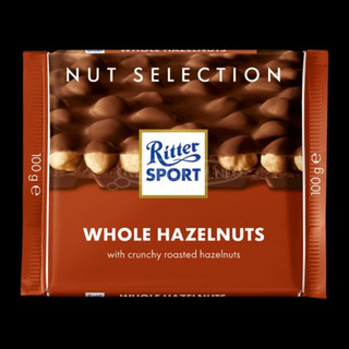 Eladó Ritter Sport tejcsokoládé 100 g egész mogyoróval 330Ft Eladó Ritter Sport tejcsokoládé 100 g egész mogyoróval 330Ft