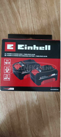Einhell Behajtó 2db Akkuval és iker töltővel - 7/8