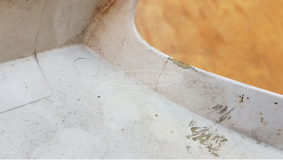 Kymco People s 125 - 200 kormányidom első fehér sérült - 10/10