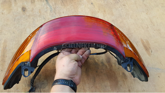 Yamaha Majesty YP 250 hátsó lámpa narancs búrás - 7/10