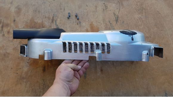 Aprilia Scarabeo Light 400 - 500 kuplung fedél borítás sérült - 6/9