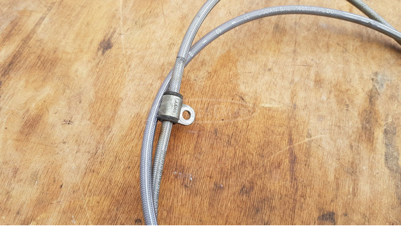 Aprilia Scarabeo Light 400 - 500 hátsó fékcső - 4/8