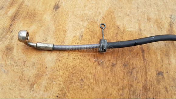 Aprilia Scarabeo Light 400 - 500 jobb első fékcső - 6/8