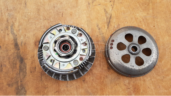 Aprilia Scarabeo Light 400 - 500 kuplung