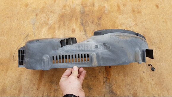 Aprilia Scarabeo 500 kuplung fedél borítás sérült - 6/10