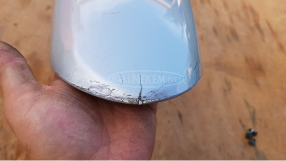 Malaguti Centro 125 - 160 első sárvédő sérült - 6/9