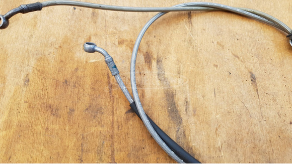 Malaguti Centro 125 - 160 hátsó fékcső - 5/8