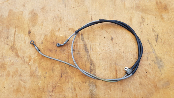 Malaguti Centro 125 - 160 hátsó fékcső - 7/8