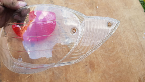 Aprilia scarabeo light 125 - 200 hátsó lámpa burkolat - 2/10