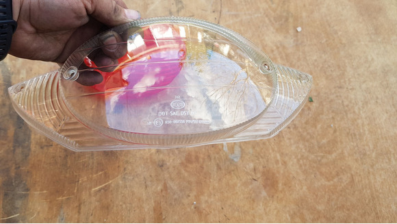 Aprilia scarabeo light 125 - 200 hátsó lámpa burkolat - 3/10