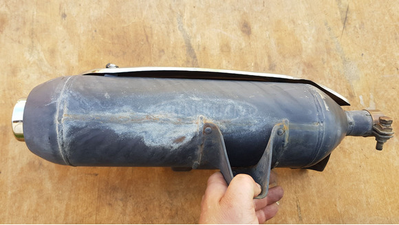 Aprilia scarabeo light 125 - 200 kipufogó dob - 6/10