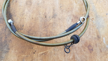 Aprilia scarabeo light 125 - 200 hátsó fékcső