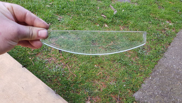 Suzuki Burgman 250 - 400 rendszámtábla világításhoz plexi