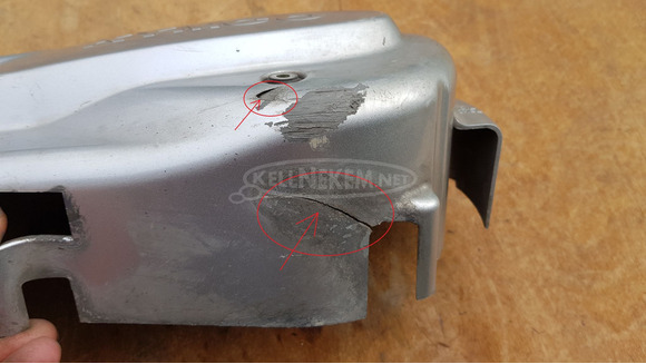 Kymco Grand Dink 250 kuplung fedél borítás sérült - 4/10