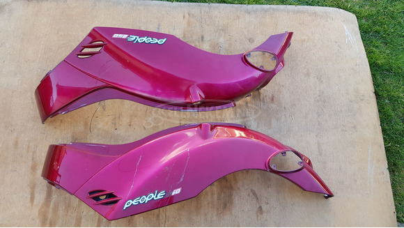 Kymco people 250 oldalidom pár piros - 4/10