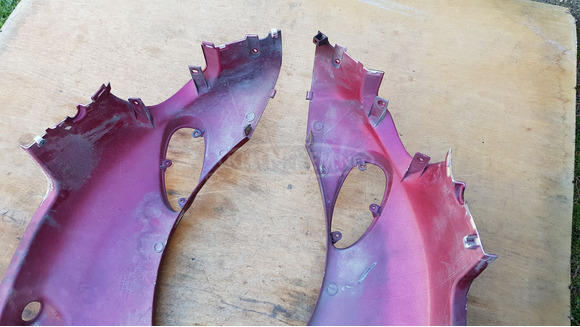 Kymco people 250 oldalidom pár piros - 8/10