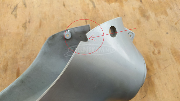 Kymco people 250 első sárvédő első rész