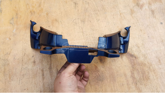 Suzuki Burgman 250 - 400 (merci lámpás) háttámla burkolat kék