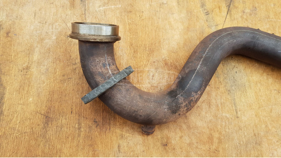 Piaggio Beverly 500 kipufogó könyök hővédő nélkül - 5/6