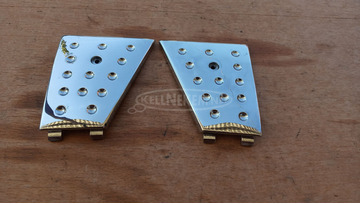 Piaggio Xevo X8 125 - 400 taposó króm dísz pár