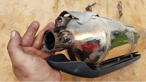 Piaggio Xevo 400 kipufogó dob bilincses - 7/9